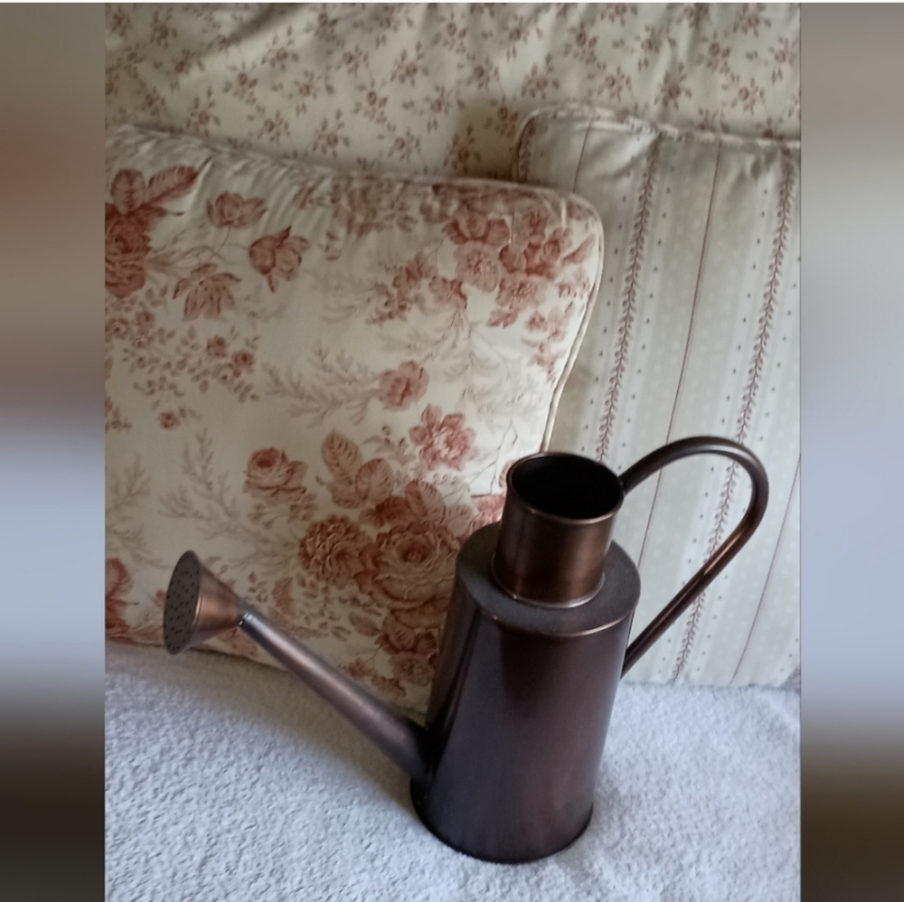 Elegant Bronze Watering Can - Picture 3 of 3